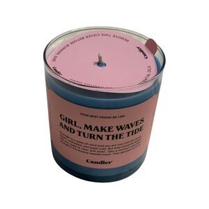 Candier GIRL, MAKE WAVES AND TURN THE TIDE Handmade Candle 9 oz.